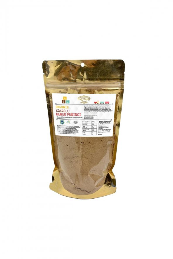 Organik Hurmalı Kakaolu Şekersiz Bebek Pudingi (+7 Ay) 300 Gr