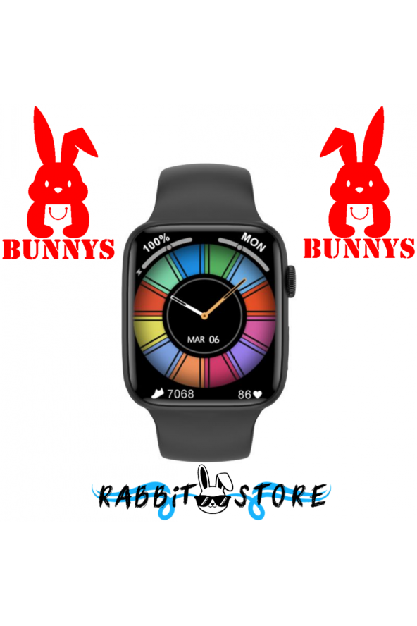 RABBİT STORE Akıllı Saat Wacht 8 Konuşma Özellikli Apple iPhone 11 Uyumlu Smart Watch 8