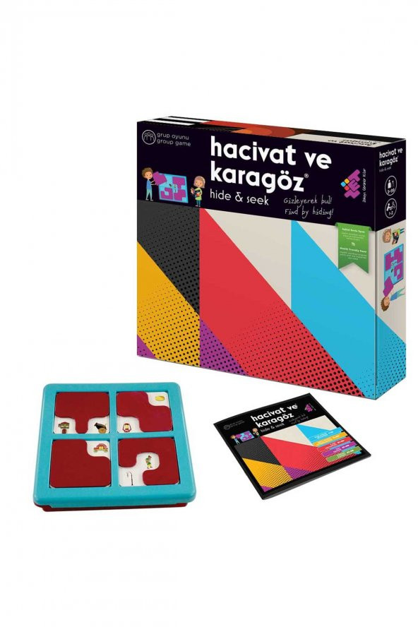 Hacivat ve Karagöz Hide & Find Zeka ve Akıl Oyunu 3+ Yaş 1+ Oyuncu - 2