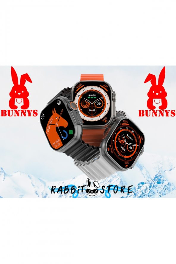 RABBİT STORE Akıllı Saat Omix X600 Uyumlu Wacht 8 Plus Konuşma Özellikli - Resim 2