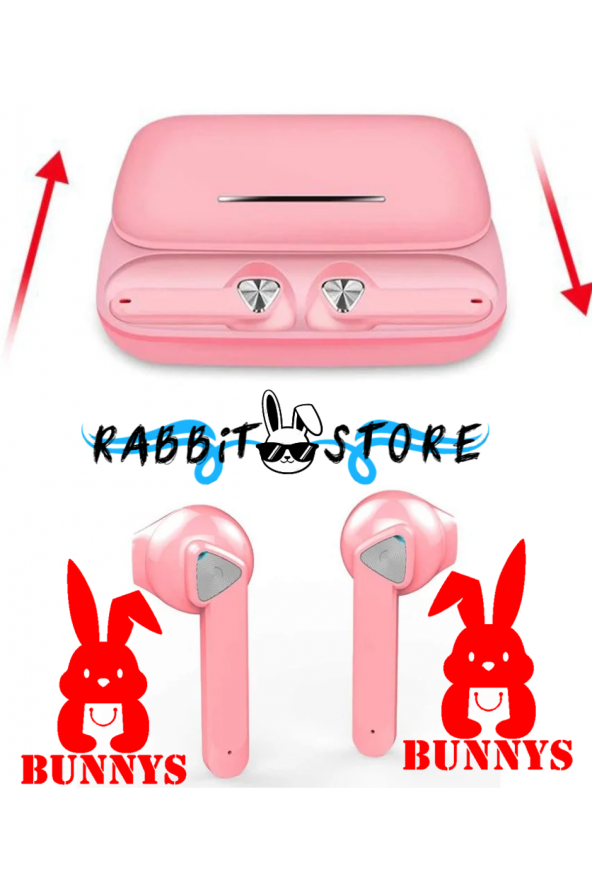 RABBİT STORE Bluetooth Kulaklık Oppo A53 Uyumlu Kızaklı Kablosuz Kulaklık