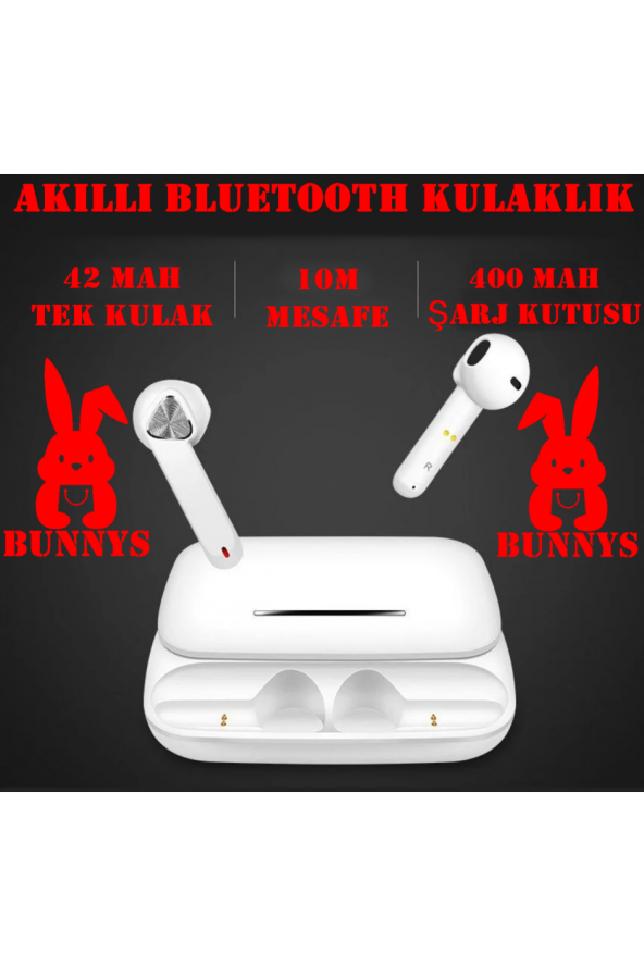 RABBİT STORE Bluetooth Kulaklık Oppo A74 Uyumlu Kızaklı Kablosuz Kulaklık - Resim 5