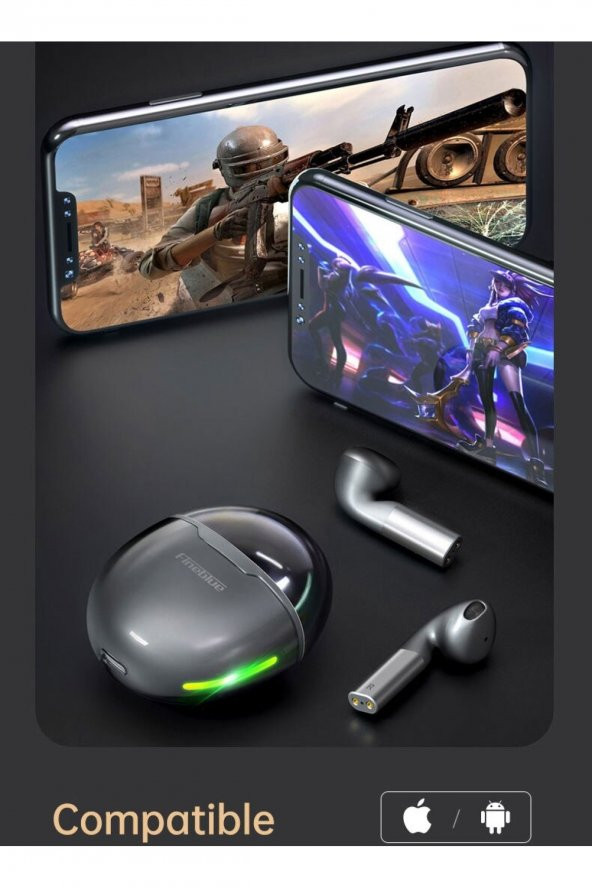 RABBİT STORE Oyuncu Kulaklıklığı Xiaomi Redmi Note 8 Uyumlu Bluetooth Kulaklık Pro 65Ms - 5.1 - 2