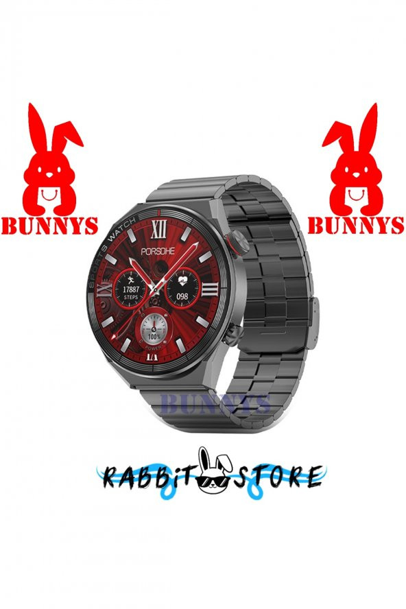 RABBİT STORE Akıllı Saat Konuşma Özellikli Apple iPhone 7 Uyumlu Smart Watch