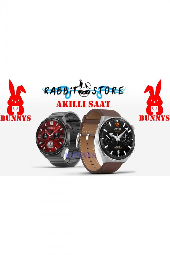 RABBİT STORE Akıllı Saat Konuşma Özellikli Apple iPhone 7 Plus Uyumlu Smart Watch - 4