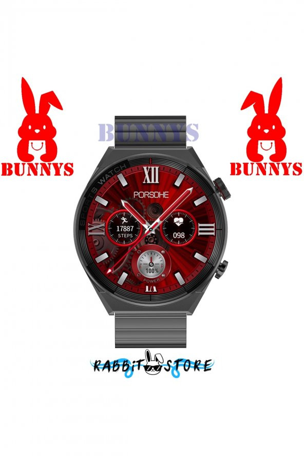 RABBİT STORE Akıllı Saat Konuşma Özellikli Huawei P30 Lite Uyumlu Smart Watch - 2