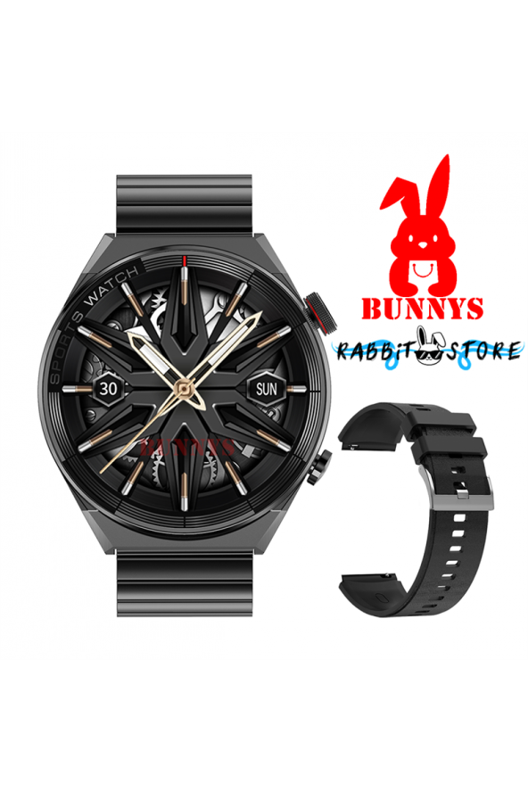 RABBİT STORE Akıllı Saat Konuşma Özellikli Black Shark Uyumlu Smart Watch - Resim 5