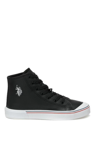 U.S. Polo Assn. PENELOPE HIGH WT 2PR Erkek Sneaker Ayakkabı Siyah 40-45 - 4