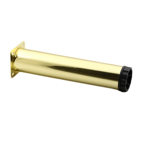 Akça Ayarlanabilir Mobilya Kanepe Koltuk Baza Yükseltme Yükseltici Ayağı Metal Ayakları 20 Cm Gold - 5