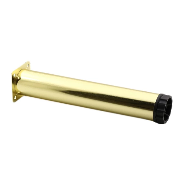 Akça Ayarlanabilir Mobilya Kanepe Koltuk Baza Yükseltme Yükseltici Ayağı Metal Ayakları 25 Cm Gold - 5