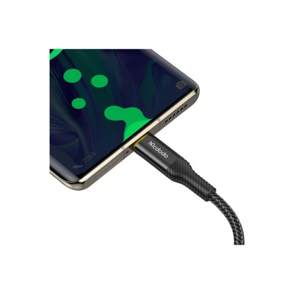 Mcdodo CA-2380 TypeC 100W 5A Power Off Hızlı Data Şarj Kablo 1.2m-Siyah - 4