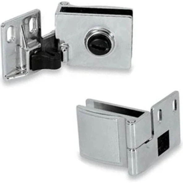 Köşeli Cam Kapak Menteşesi 1Tk