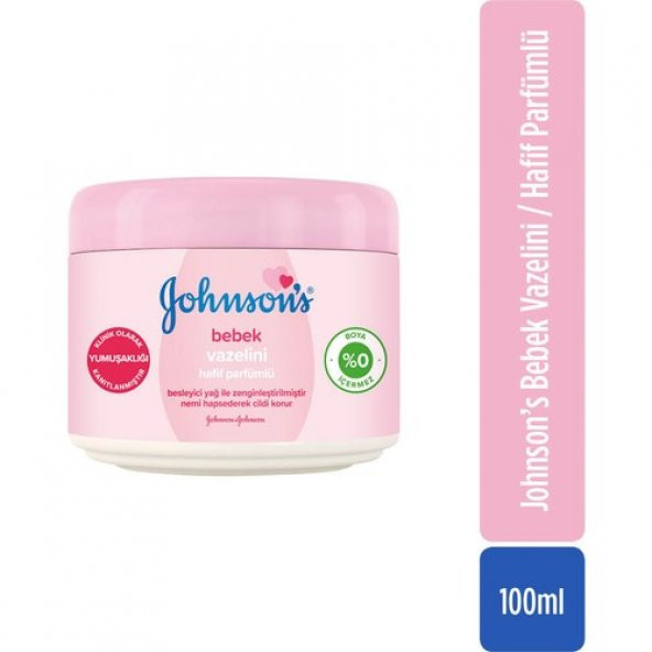 Johnsons Baby Hafif Parfümlü Bebek Vazelin 100 ml 2 Adet