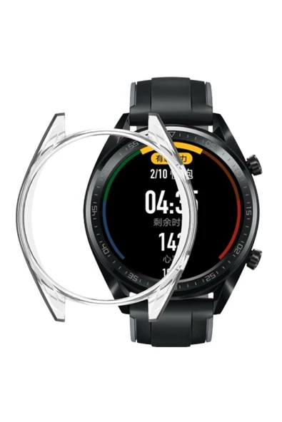 Huawei Watch Gt2 46mm 360 Koruma Silikon Kılıf Siyah - 3