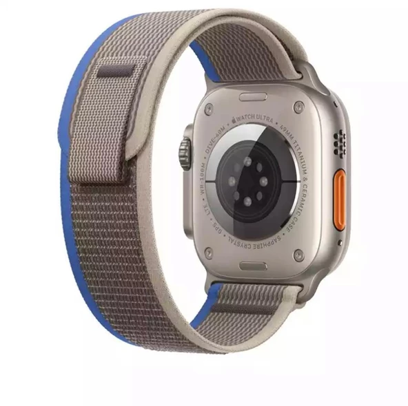 Apple Watch 2 3 4 5 6 7 8 Se Ultra Serisi 42 MM/ 44 MM / 45MM /49MM Uyumlu Trail Loop Kordon - 9