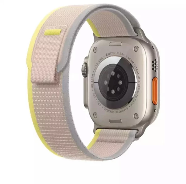 Apple Watch 2 3 4 5 6 7 8 Se Ultra Serisi 42 MM/ 44 MM / 45MM /49MM Uyumlu Trail Loop Kordon - 5
