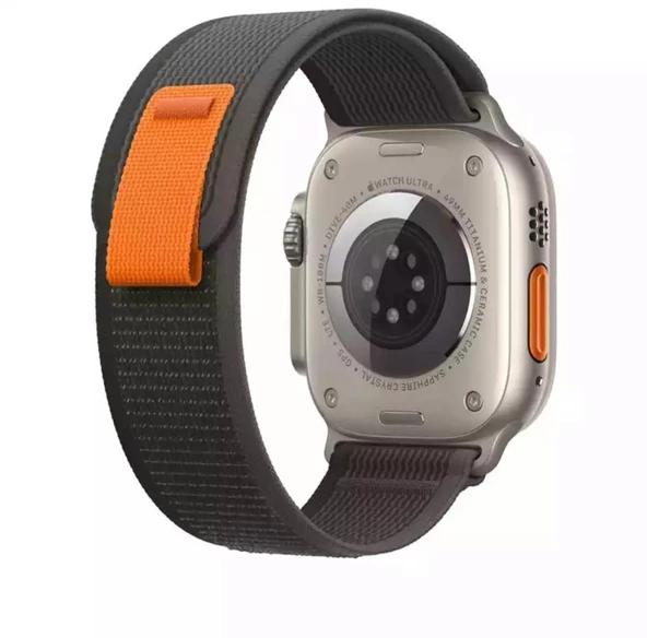 Apple Watch 2 3 4 5 6 7 8 Se Ultra Serisi 42 MM/ 44 MM / 45MM /49MM Uyumlu Trail Loop Kordon - 3