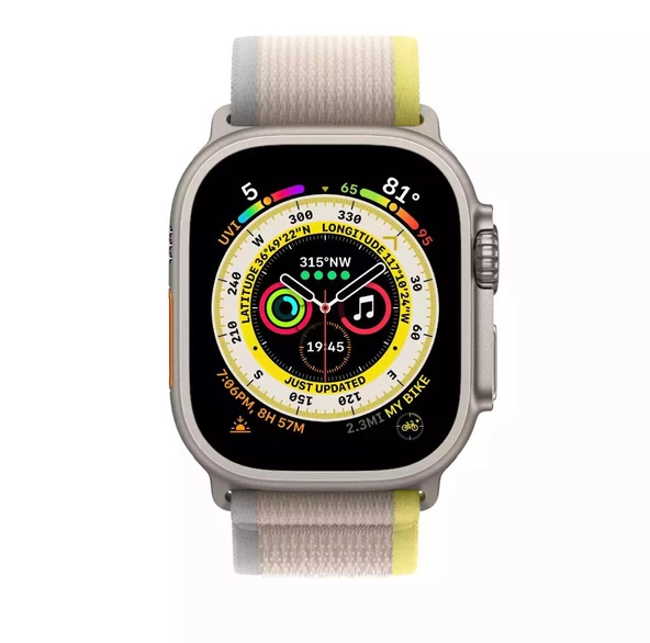 Apple Watch 2 3 4 5 6 7 8 Se Ultra Serisi 42 MM/ 44 MM / 45MM /49MM Uyumlu Trail Loop Kordon - 7