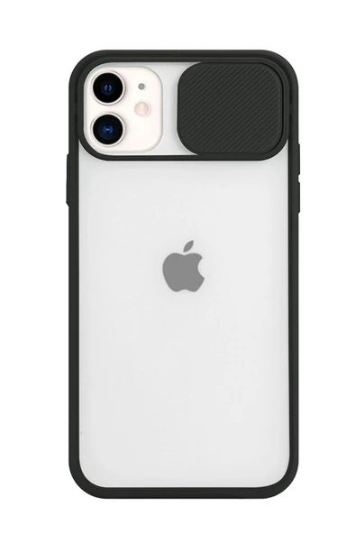 Iphone 11 Kılıf Sürgülü Kamera Korumalı Renkli Silikon Kılıf - 7