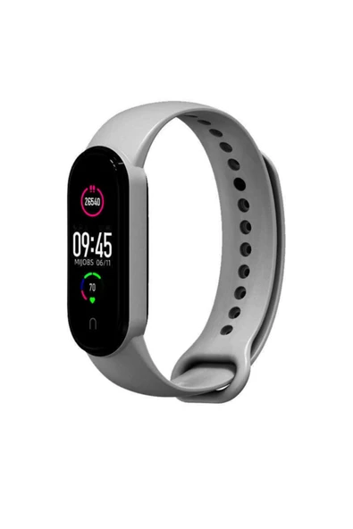 Xiaomi Mi Band 5 Kordon Akıllı Bileklik Kordonu Beyaz Kordon - 4