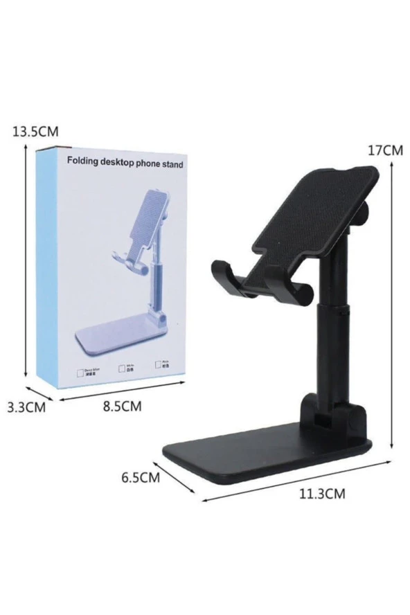 Masa Üstü Telefon Stand Tablet Tutucu Ayarlanabili Yükseklik - 2
