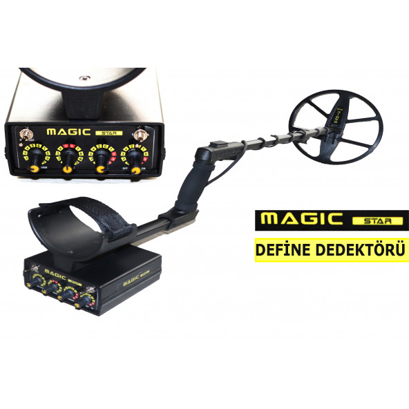 Magic Star Pro Çift Ses Ayrımlı Define Dedektörü