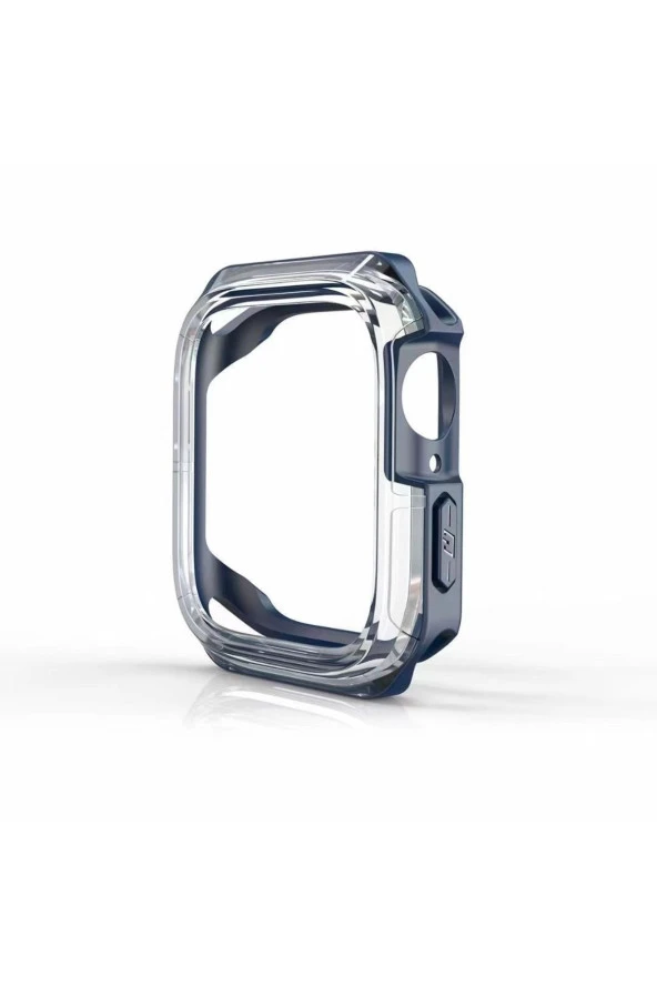 Apple Watch Seri 7 45mm Uyumlu Kasa Koruyucu 360 Tam Koruma Silikon Kılıf - 2
