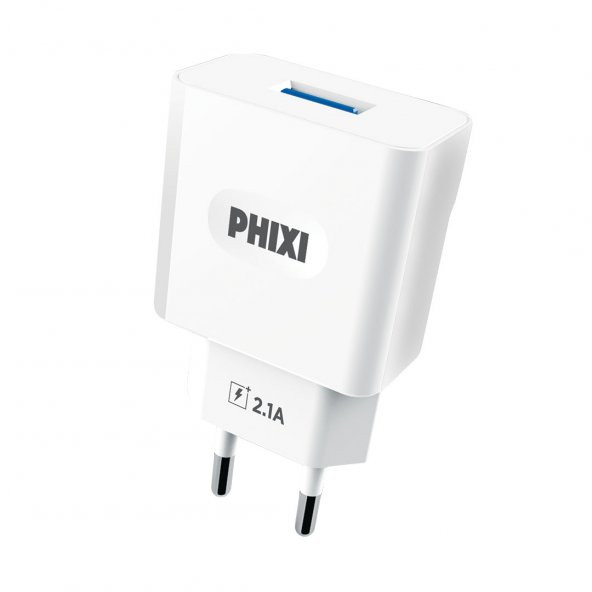 Phixi PCH221L Force Akım Korumalı 2.1A Lightning Kablolu Şarj Cihazı - 4