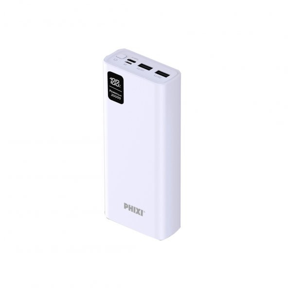 Phixi Force QC2220 20.000mAh LCD Ekranlı 22.5W PD Destekli Powerbank - 4