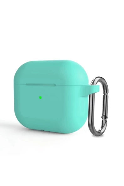 Uyumlu Airpods 3. Nesil Uyumlu Silikon Koruma Kılıf Pembe - 5