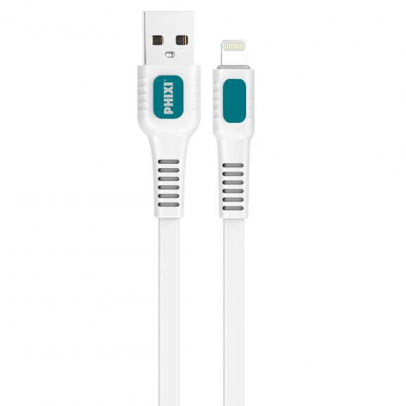 Phixi Force CB457L Yassı ve Güçlendirilmiş Lightning USB Şarj ve Data Kablo