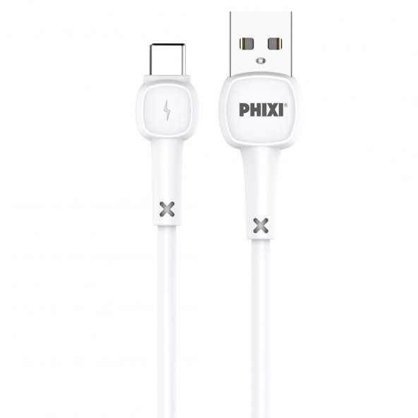 Phixi PCC511T Basic 2.1A Çift Çıkışlı Type-C USB Kablolu Araç Şarj Cihazı - 4