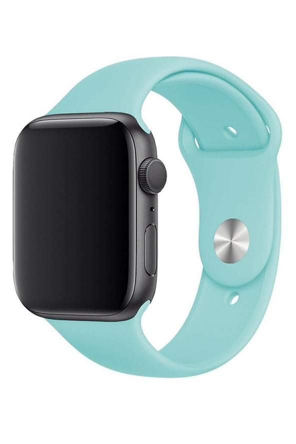 Apple Watch Kordon 42/44/45 mm Uyumlu Silikon Kayış - 4