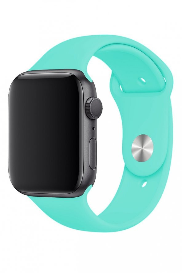 Apple Watch Kordon 42/44/45 mm Uyumlu Silikon Kayış - 7