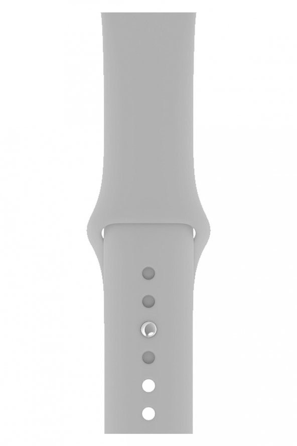 Apple Watch Kordon 42/44/45 mm Uyumlu Silikon Kayış - 8