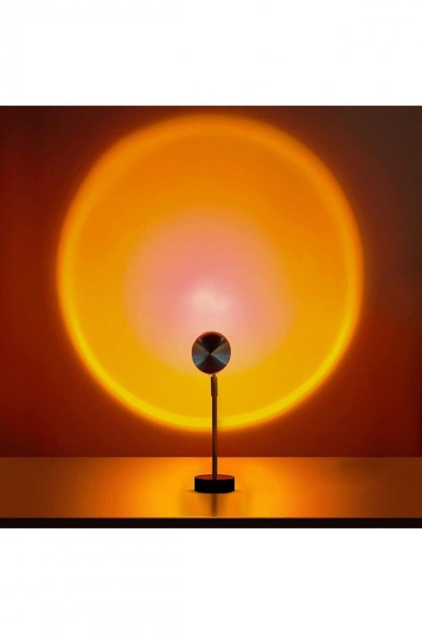 Gün Batımı Efektli Gece Lambası Fotoğraf Çekim Işığı Sunset Lamp Projeksiyon Lambası
