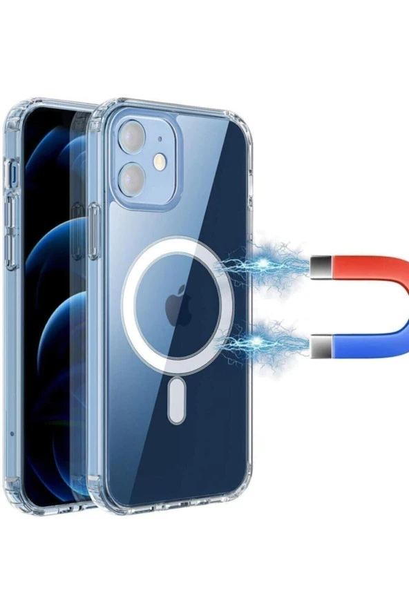 Iphone 11 Kılıf Magsafe Destekli Şeffaf - 2