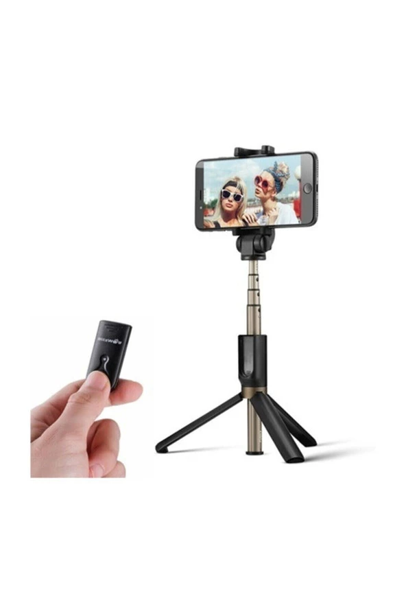Selfie Stick L01 Bluetooth Selfie Çubuğu Tripod monopod Uzaktan Kumandalı