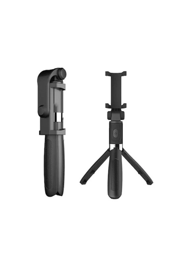 Selfie Stick L01 Bluetooth Selfie Çubuğu Tripod monopod Uzaktan Kumandalı - Resim 6