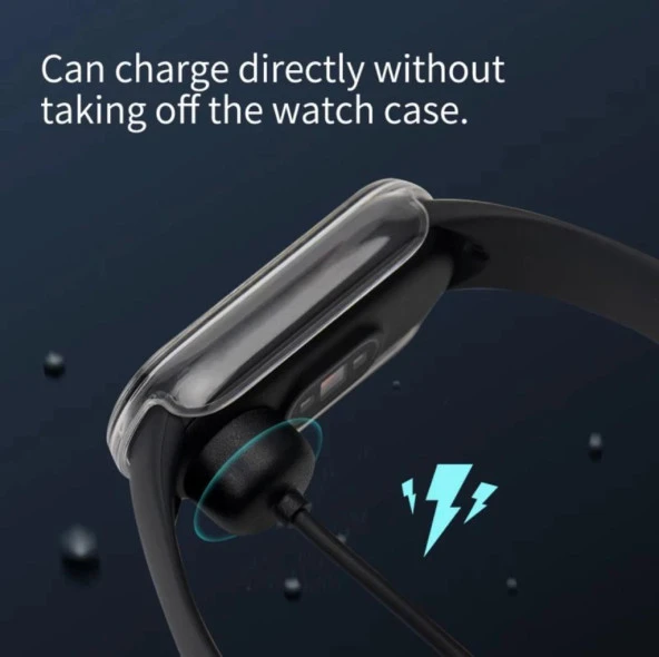 Xiaomi Mi Band 6 Uyumlu Ekran Ve Kasa Koruyucu Kılıf 360 Tam Koruma - 4