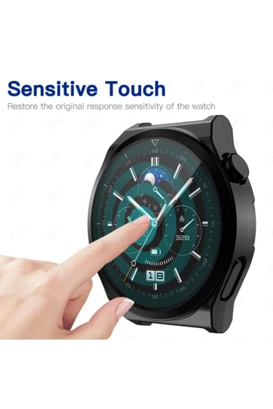 Huawei Watch Gt3 Pro 46mm 360 Tam Koruma Silikon Kılıf - 3