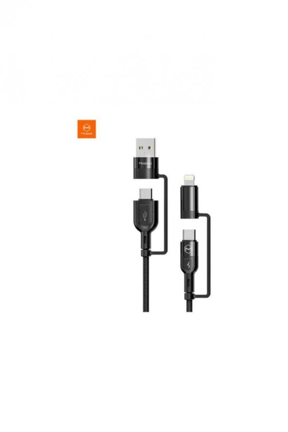 Ca- 8070 Çok Fonksiyonlu 4in1 Hızlı Şarj Ve Data Kablosu 1.2 Metre - 2