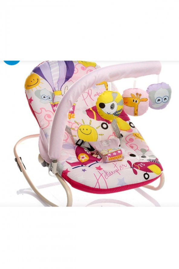 Baby Plus Ev Tipi Sallanır Ana Kucağı Pembe - 1