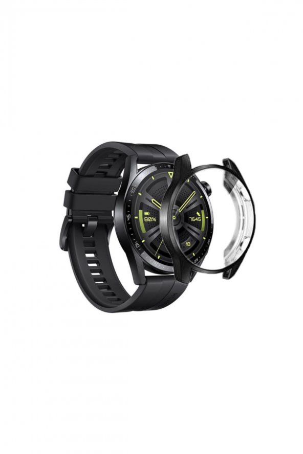 Huawei Watch Gt3 46mm 360 Tam Koruma Ultra Ince Silikon Kılıf