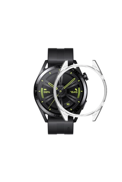 Huawei Watch Gt3 46mm 360 Tam Koruma Ultra Ince Silikon Kılıf - 3