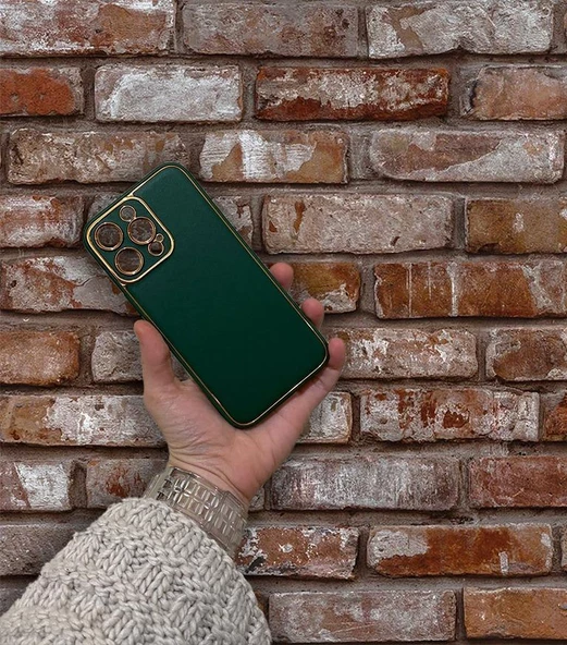 İphone 14 Pro Deri Görünümlü Coco Kapak - Resim 9