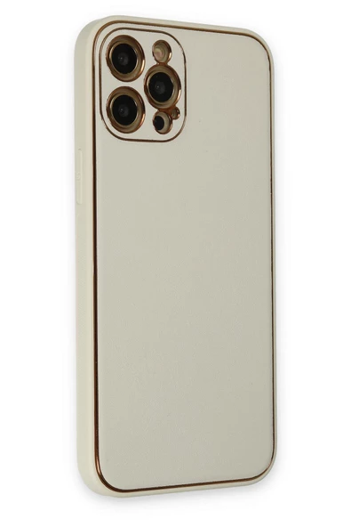 İphone 14 Pro Deri Görünümlü Coco Kapak - Resim 3