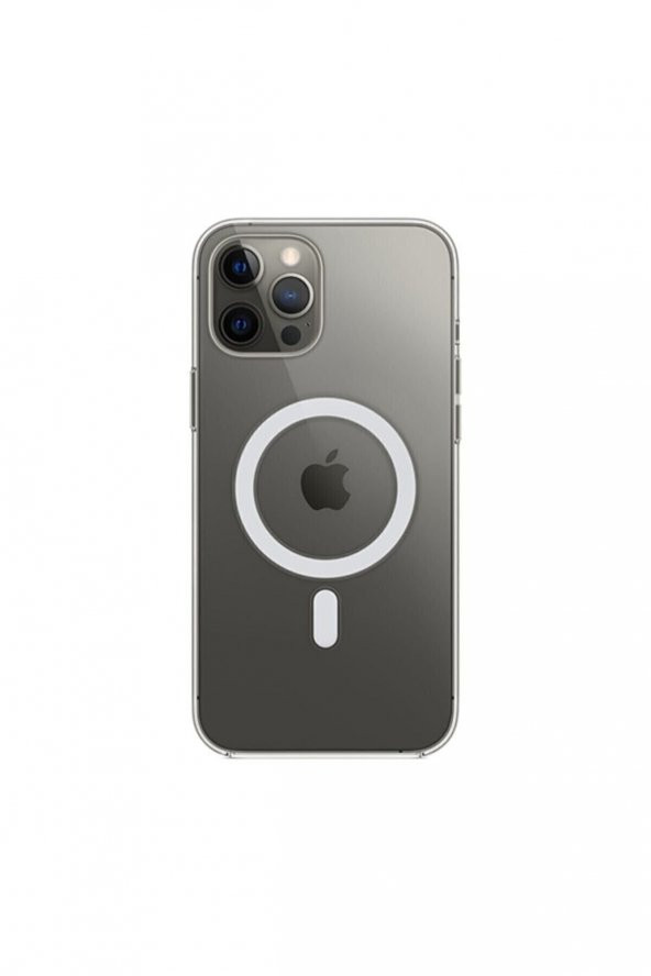 Apple Iphone 13 Pro Uyumlu Magsafe Özellikli Şeffaf Kılıf