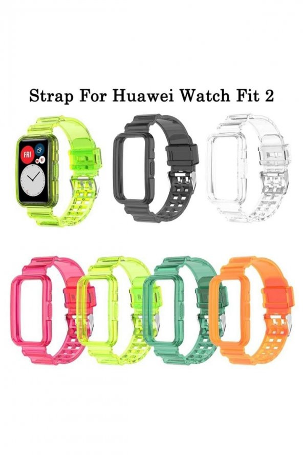 Huawei Watch Fit 2 Spor Silikon Kordon - 12