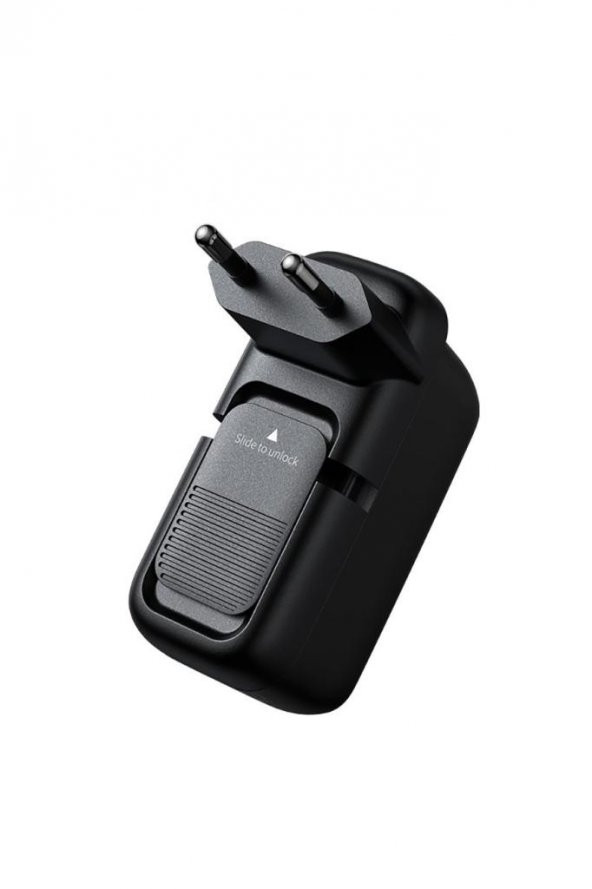Ch-0291 Gan 65w 2xtype-c 1xusb 3 Girişli Hızlı Şarj Adaptörü - Siyah - 2